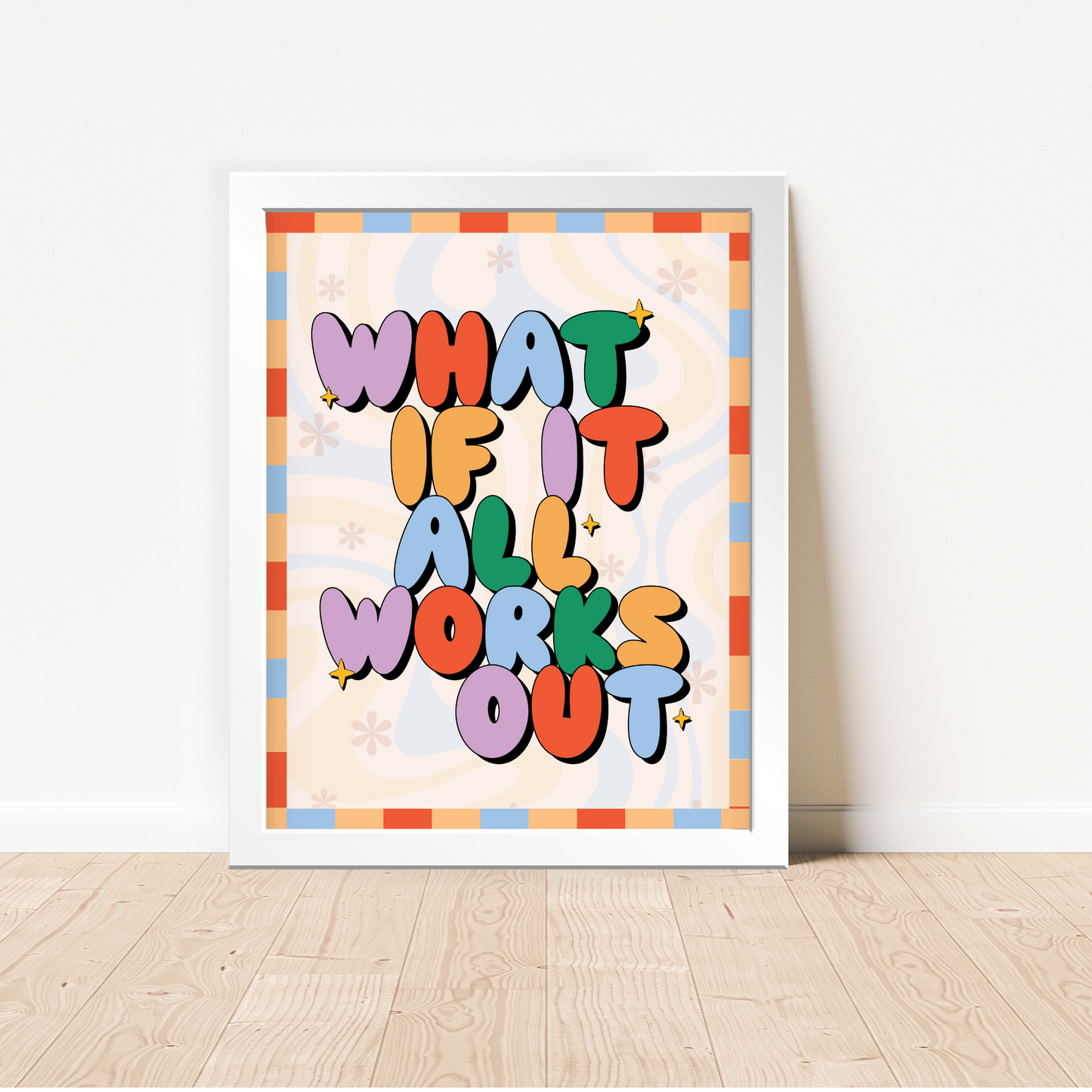 What If It All Works Out Framed Poster