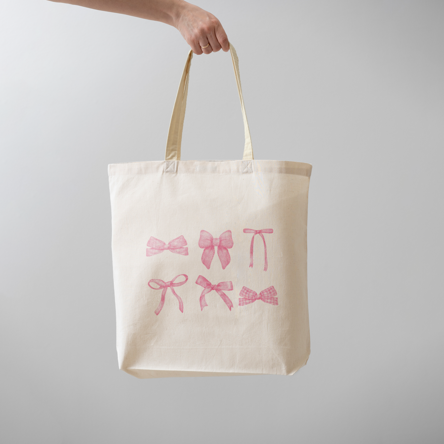 Pink Bows Pinterest Inspirted Tote Bag