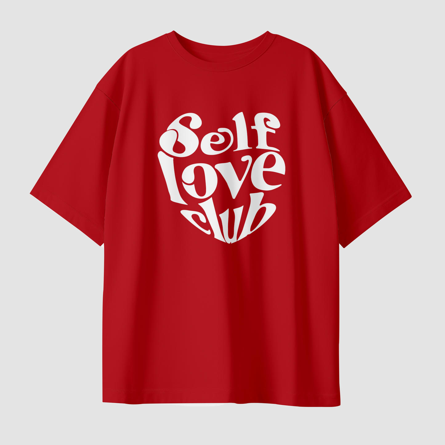 Self Love Club White Oversized T-Shirt