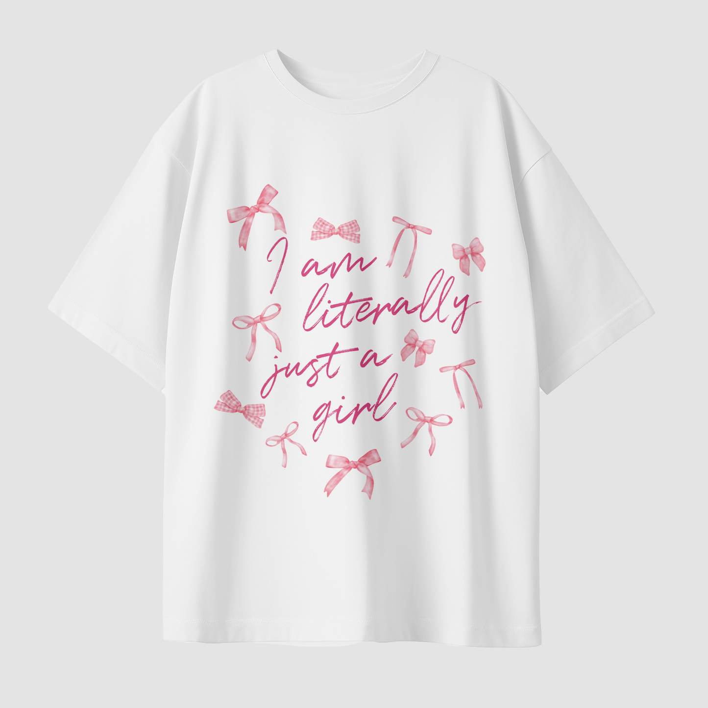 Just A Girl Oversized T-Shirt