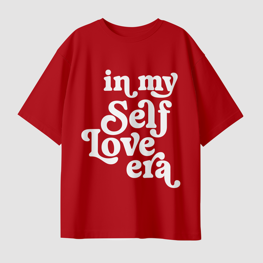 Self Love Era White Oversized T-Shirt